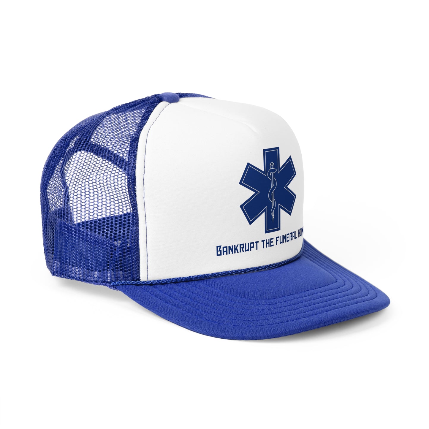 Bankrupt Trucker Hat (Blue)