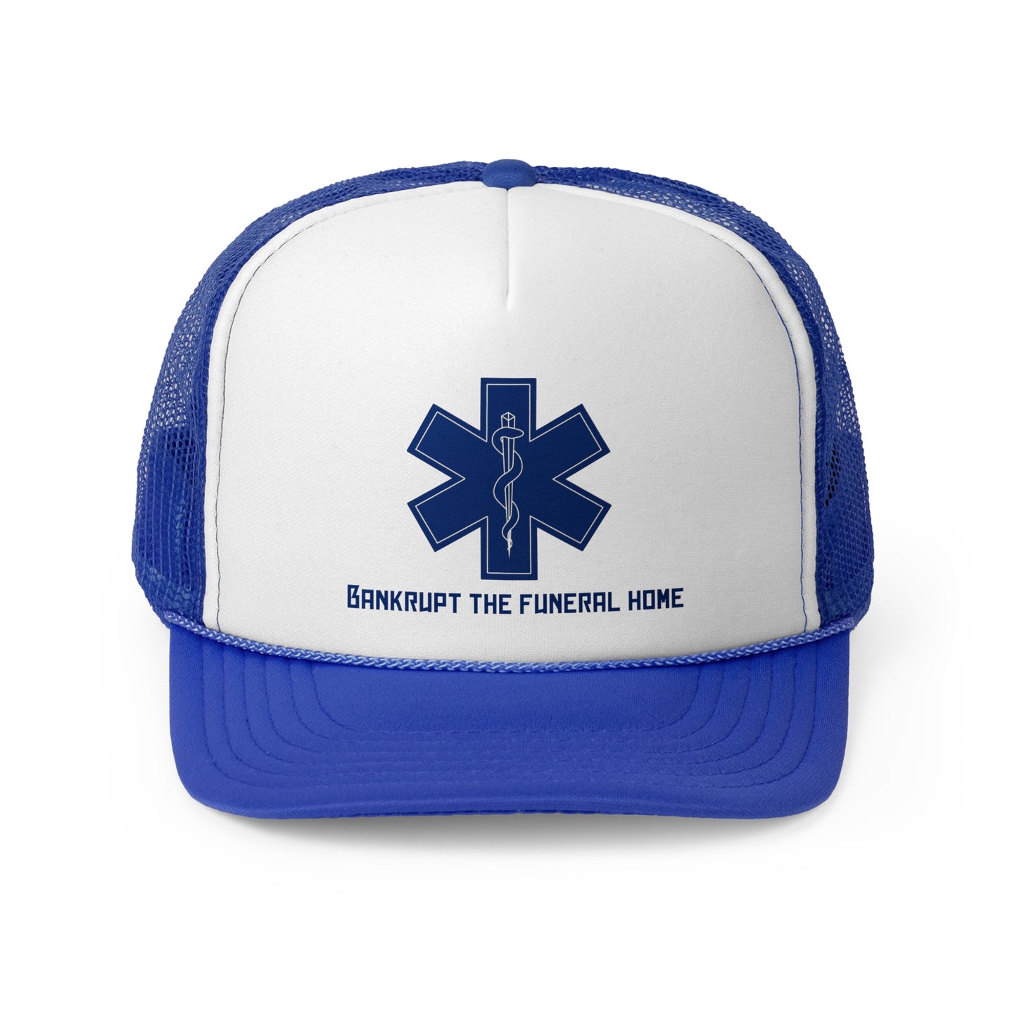 Bankrupt Trucker Hat (Blue)