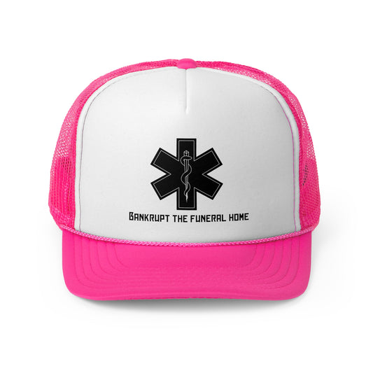 Bankrupt Trucker Hat (Pink)